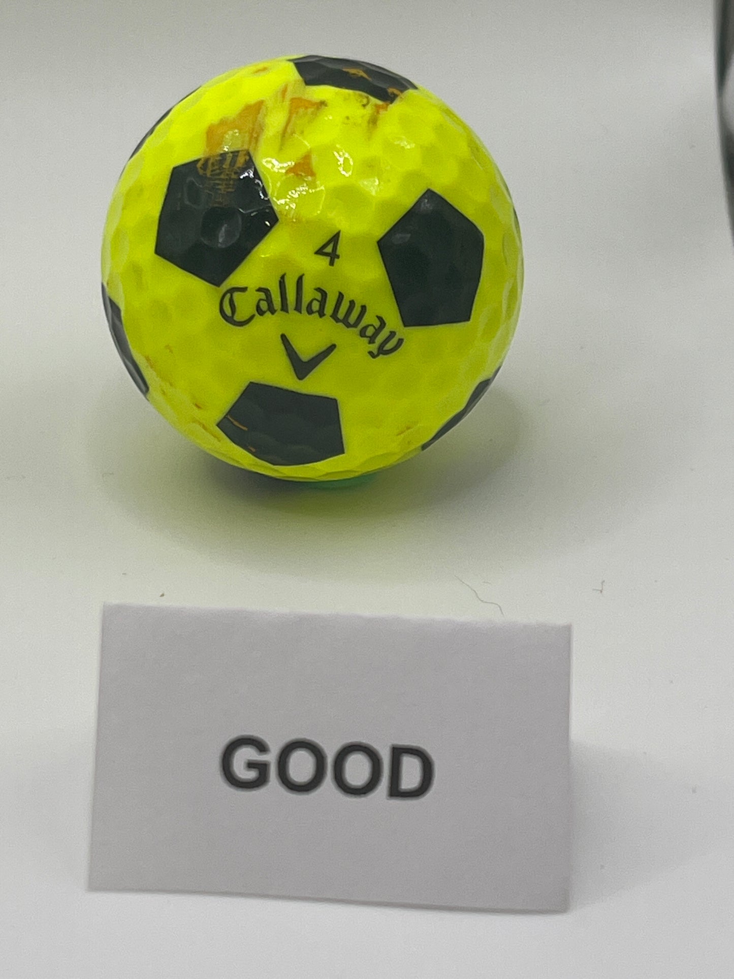 Callaway Chrome Soft Yellow/Black Truvis Soccer Balls - 1 Dozen