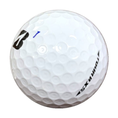 Recycled Bridgestone Tour B XS (some yellow) golf ball