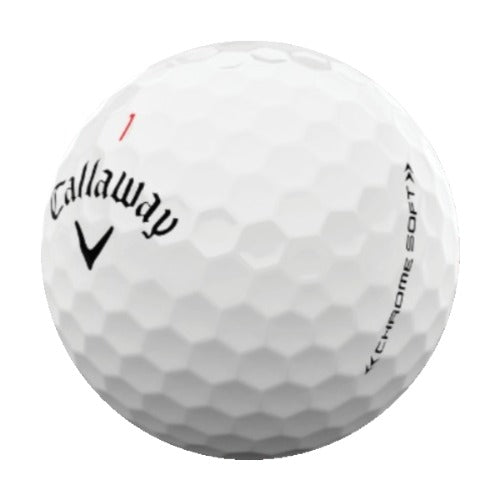 Recycled Callaway Chrome Soft White golf ball