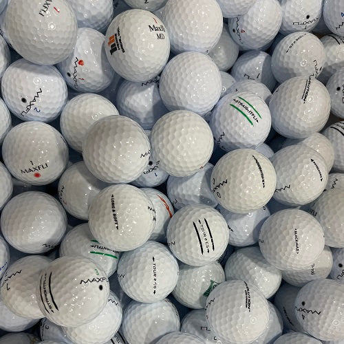 Recycled Maxfli White Mix golf balls