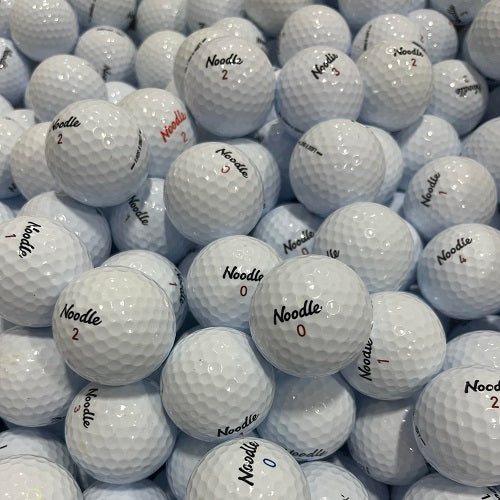 Recycled Noodle White Mix golf balls