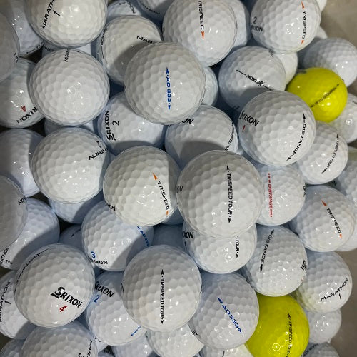 Recycled Srixon Model Mix White (may include yellow) golf balls