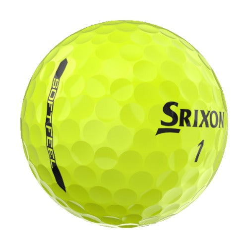 Recycled Srixon Soft Feel Yellow golf ball