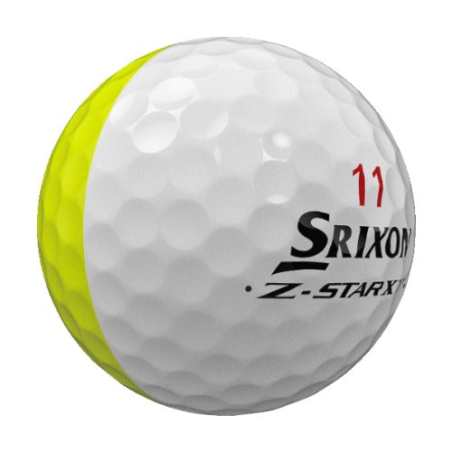 Recycled Srixon Z-Star, Z-Star XV Divide Yellow & White golf ball