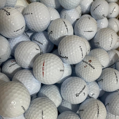 Recycled Taylor Made Model Mix White golf balls