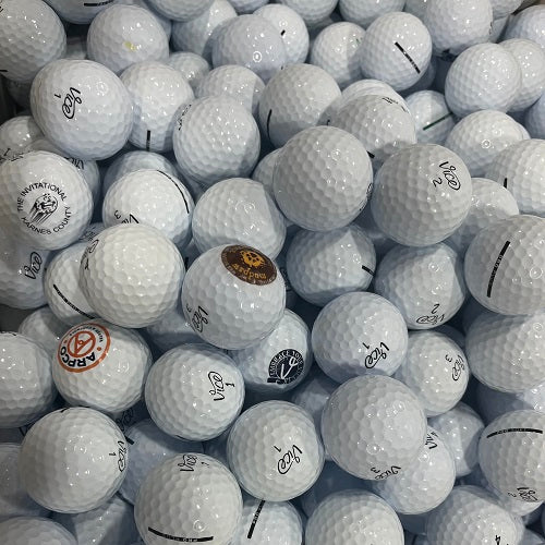 Recycled Vice White Mix golf balls